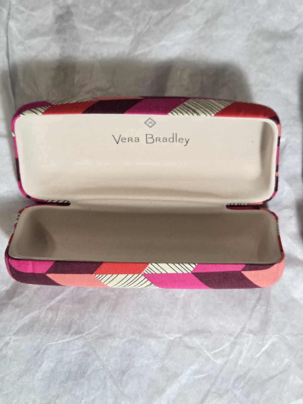 Vera Bradley Set Of 2 Pink Multi Patterned Sunglass Cases - NWOT - Picture 5 of 6